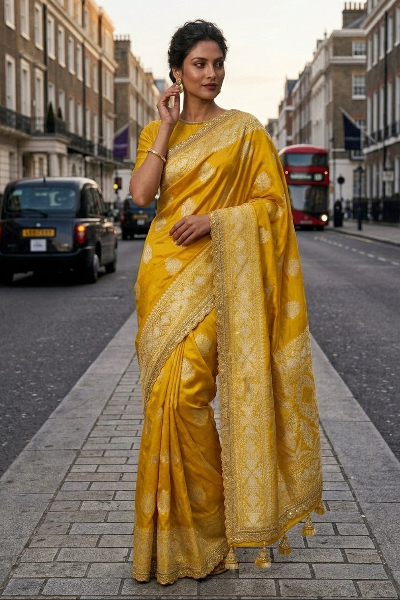 Precious Moments Fancy Silk Saree