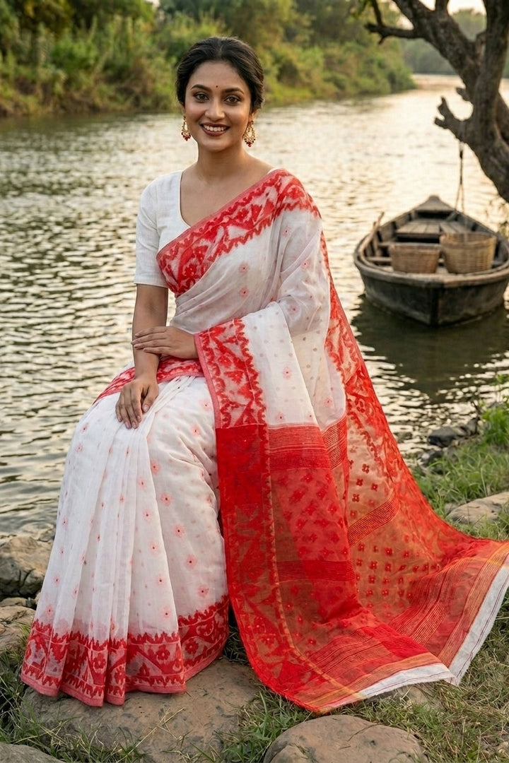 Nabarupa Bengal Jamdani Saree
