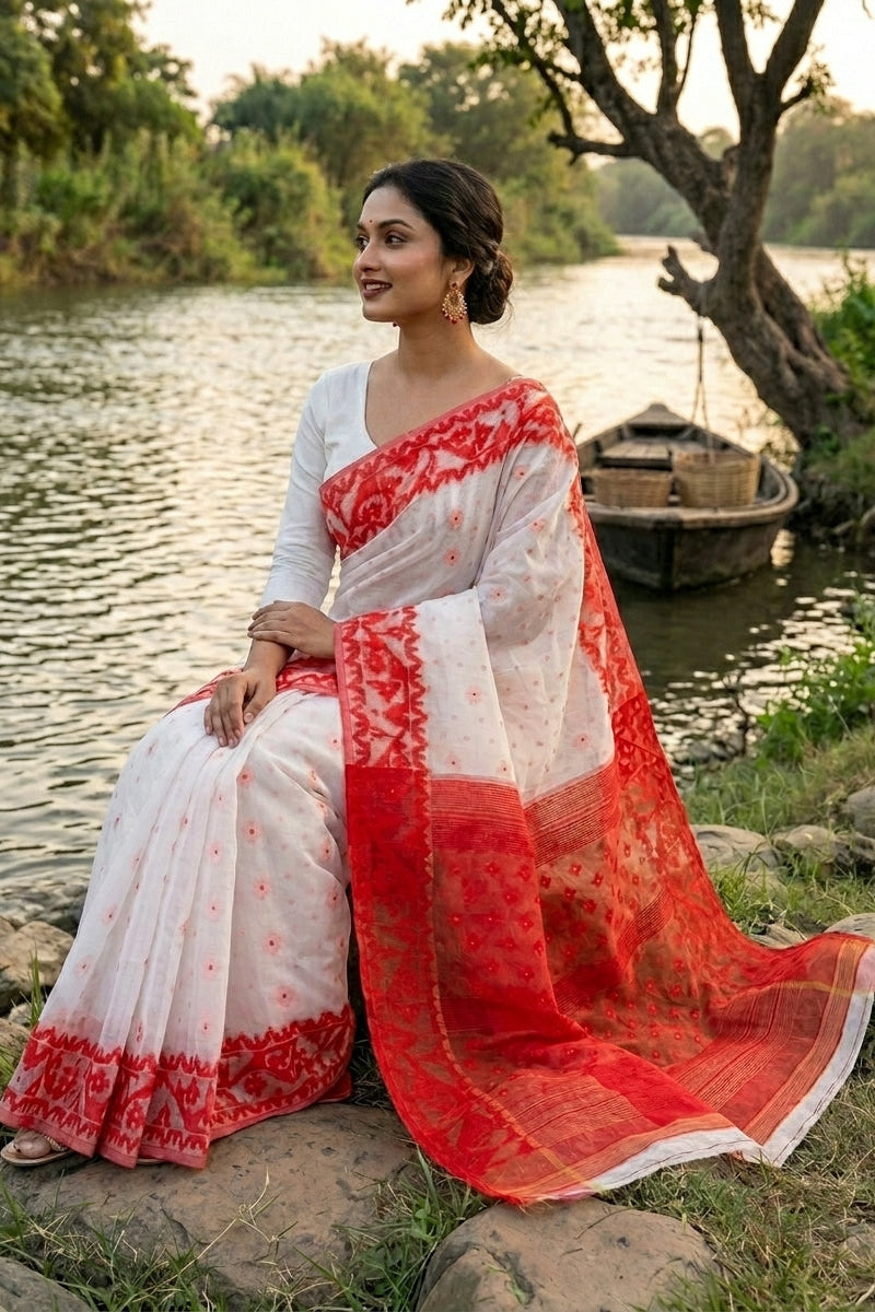 Nabarupa Bengal Jamdani Saree