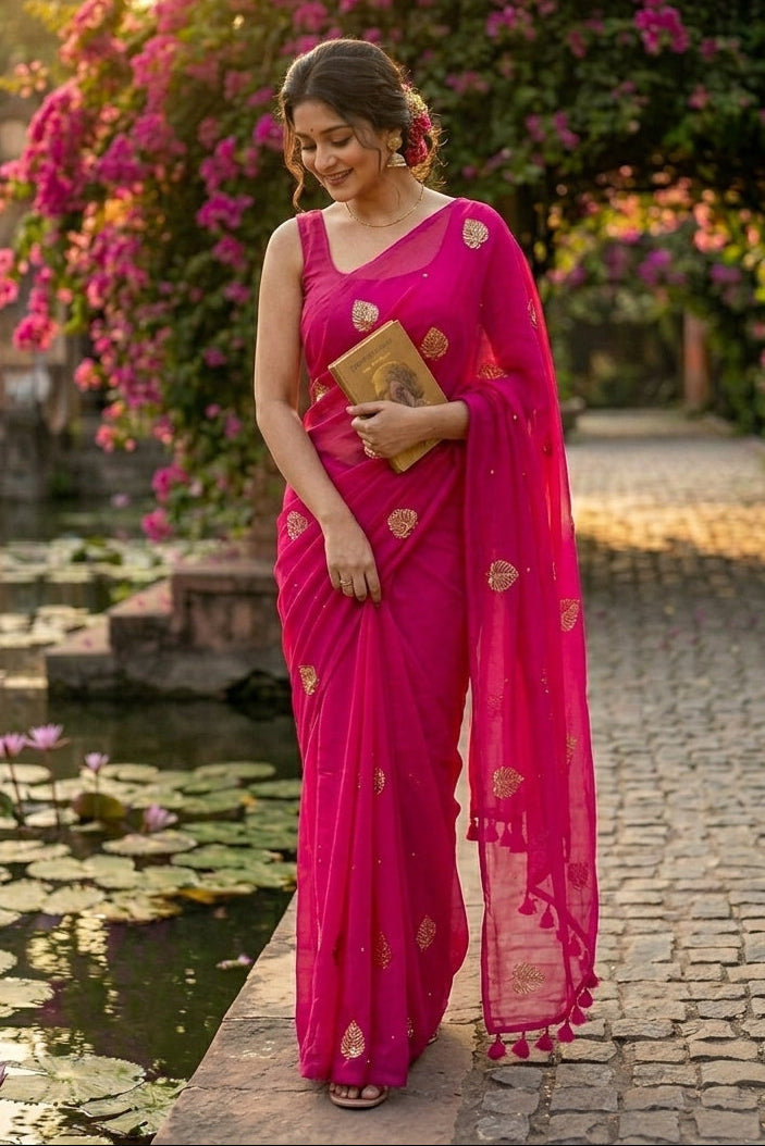 Bosonto Bilash Mul Cotton Saree