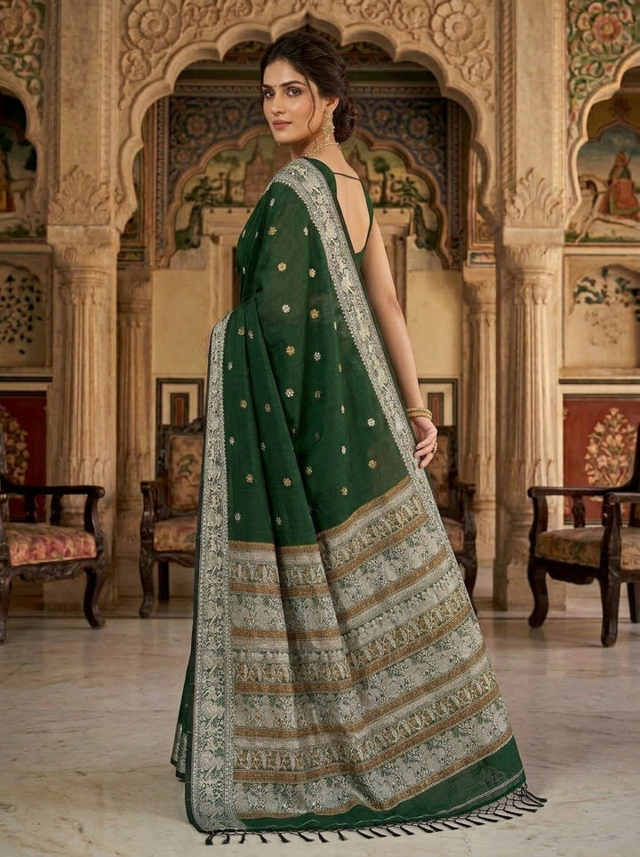 Ethereal Epics Cotton Baluchari Saree