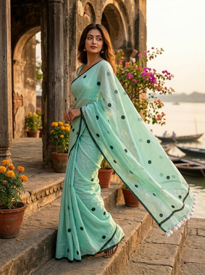 Kheyali Mul Cotton Saree