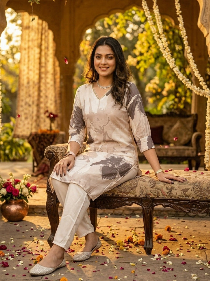 The Wanderlust- Party wear Kurti Set