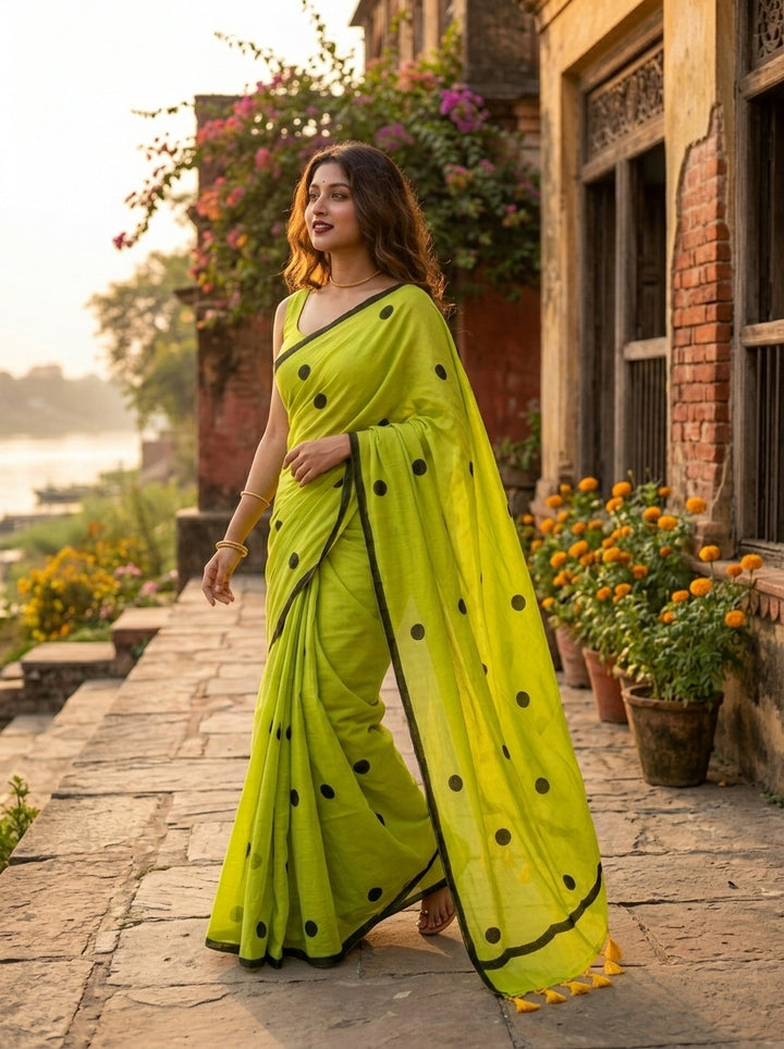 Kheyali Mul Cotton Saree