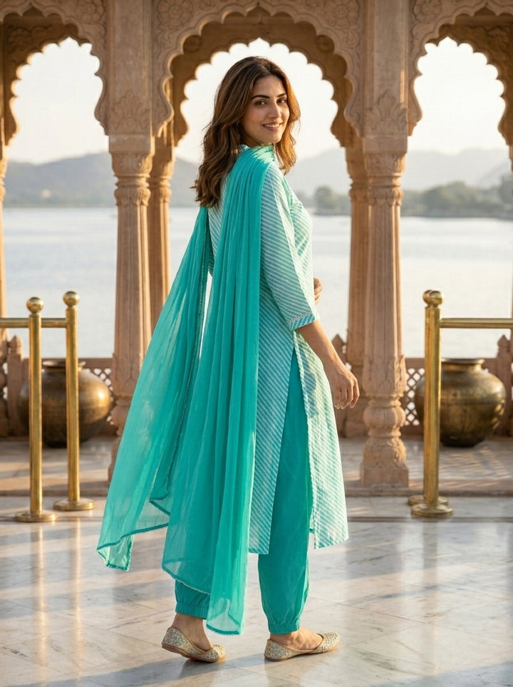 The Rolling Stone Cotton Kurti Set