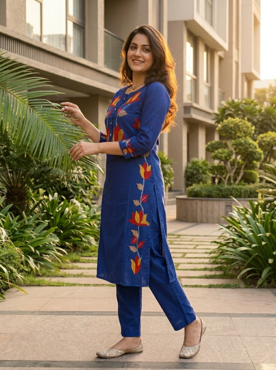Colorful Days-Cotton Kurti Set