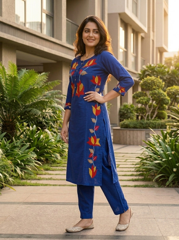 Colorful Days-Cotton Kurti Set