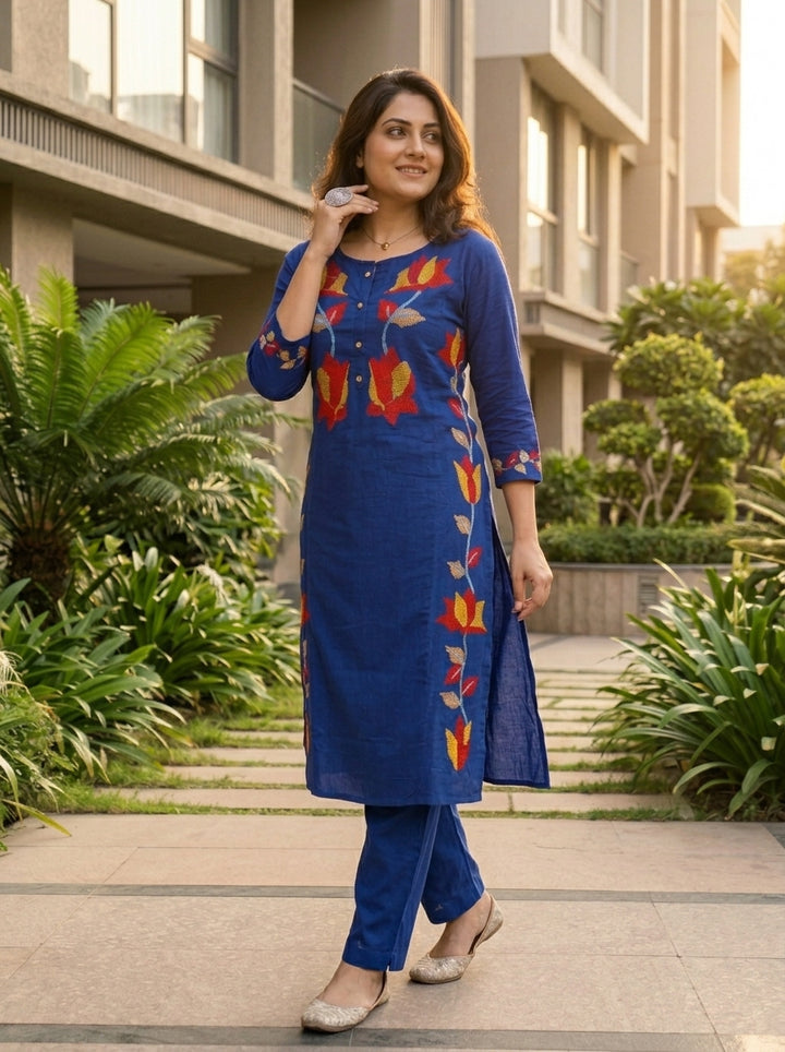 Colorful Days-Cotton Kurti Set