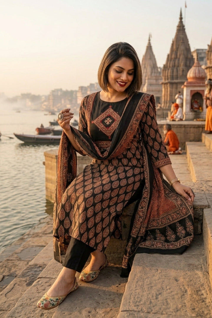 Single Essence Cotton Kurti Set