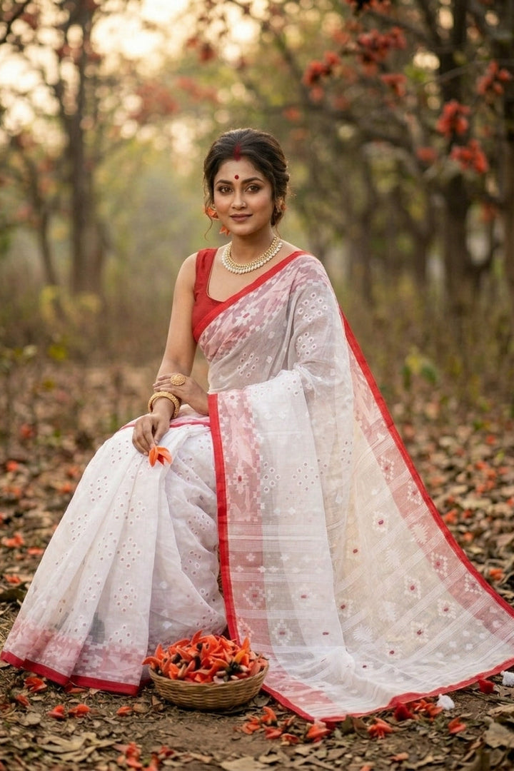 Arjuna Dhakai Jamdani Saree
