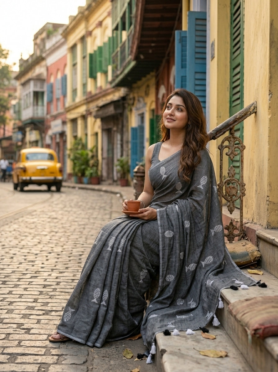 Sagarika Mul Cotton Saree
