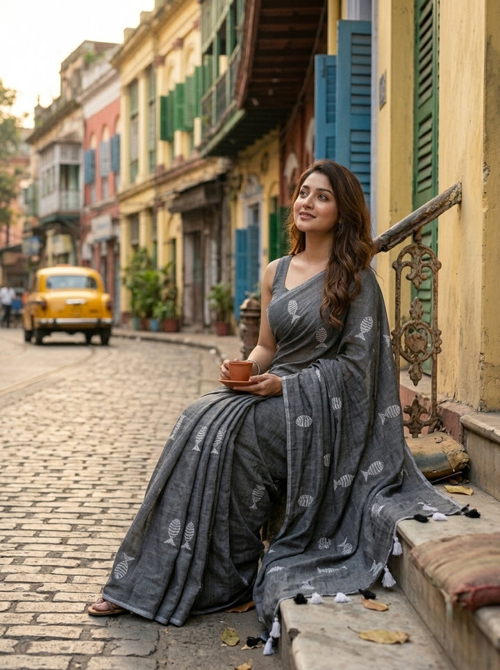 Sagarika Mul Cotton Saree