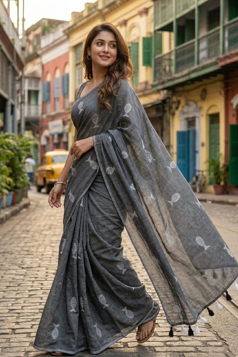 Sagarika Mul Cotton Saree