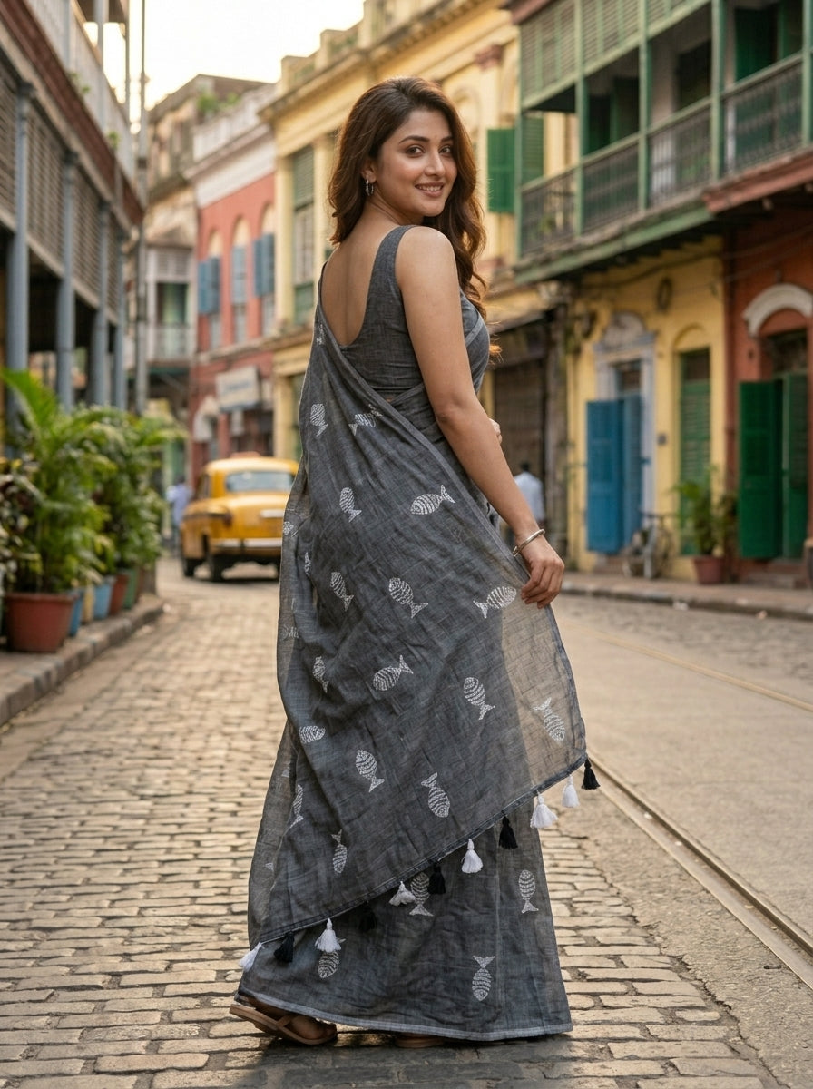 Sagarika Mul Cotton Saree