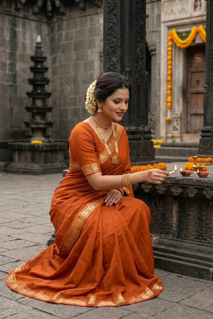 Kunjara in Style Crepe Silk Saree