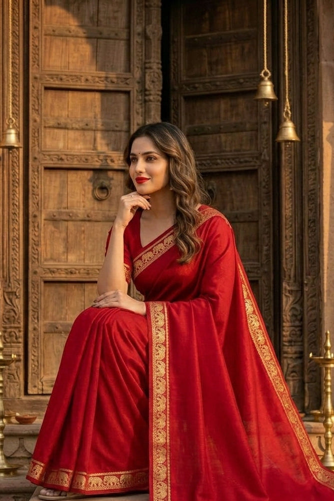 Kunjara in Style Crepe Silk Saree