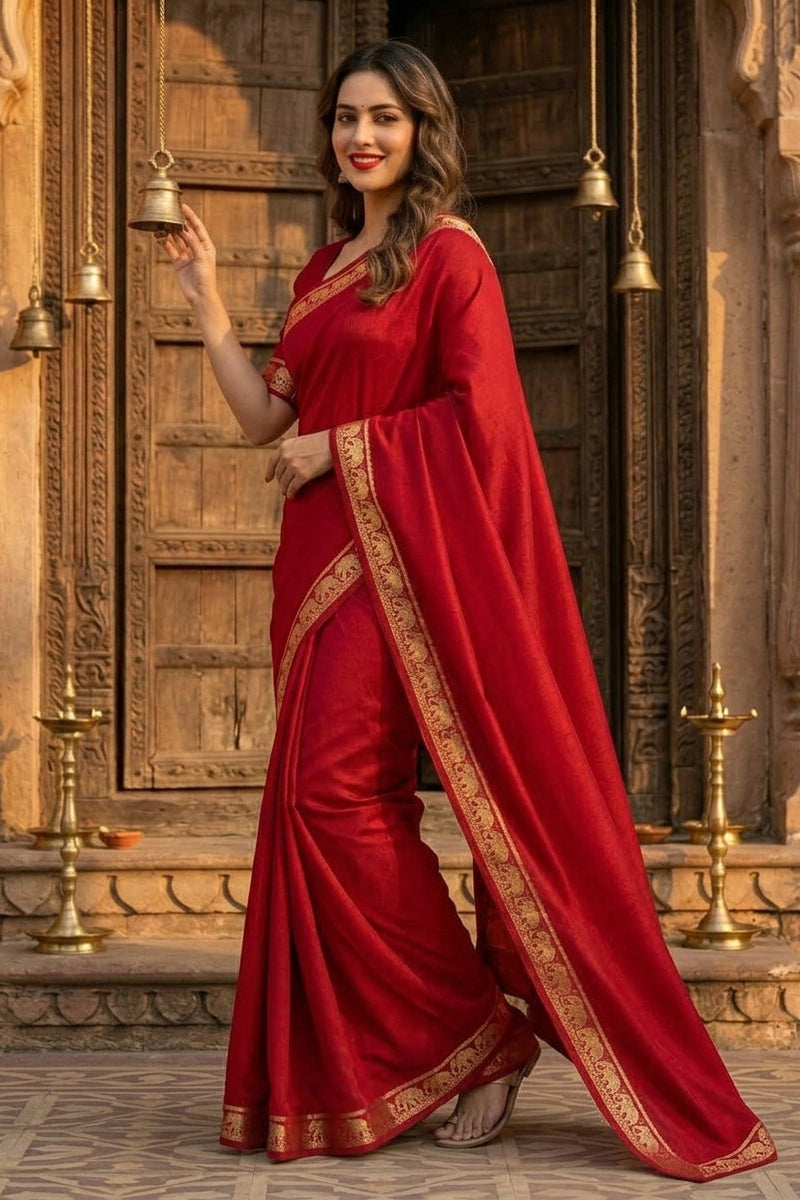 Kunjara in Style Crepe Silk Saree