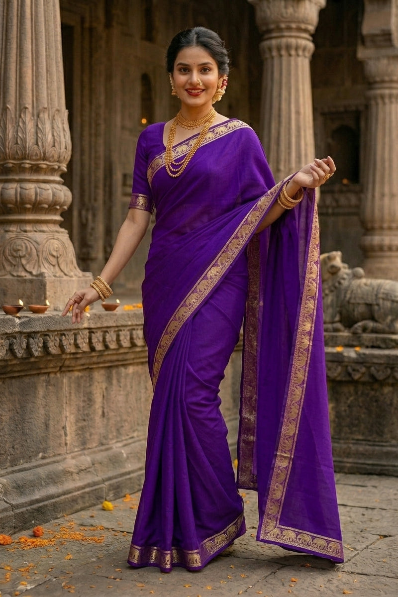 Kunjara in Style Crepe Silk Saree