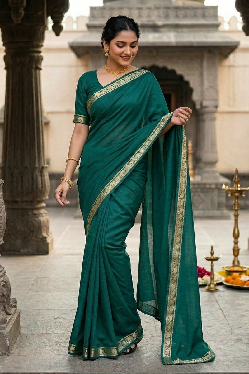 Kunjara in Style Crepe Silk Saree