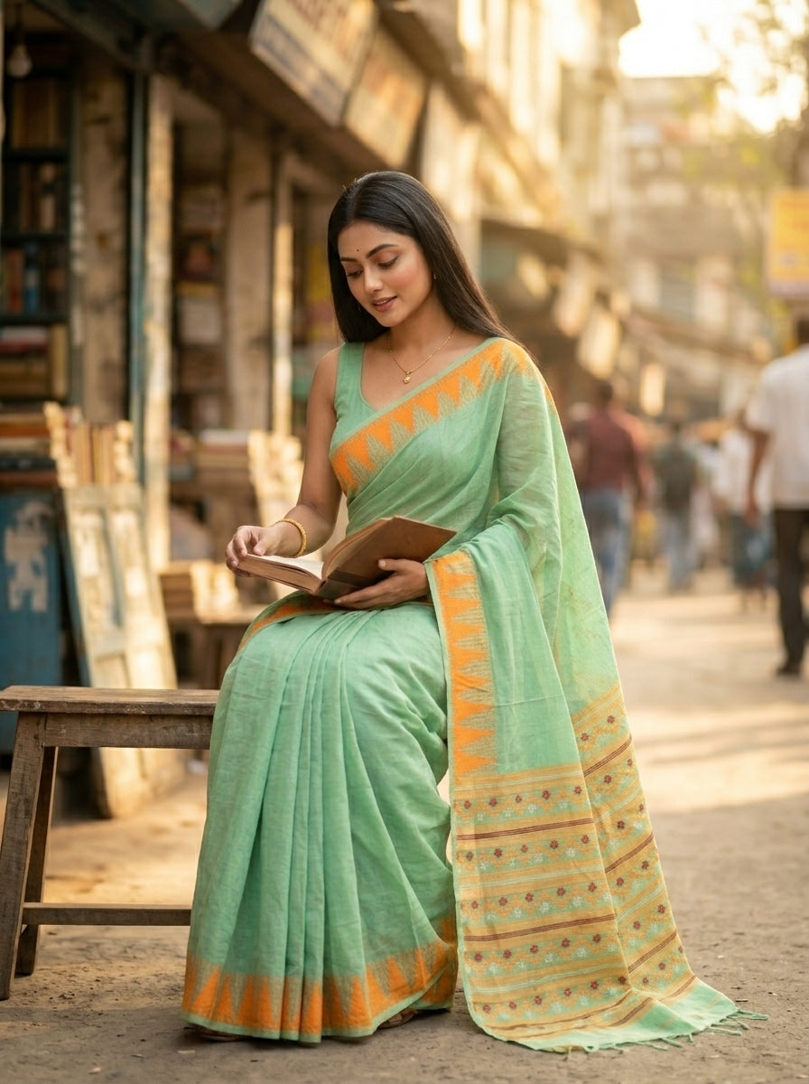 Rangamaya Dhakai Jamdani  Saree