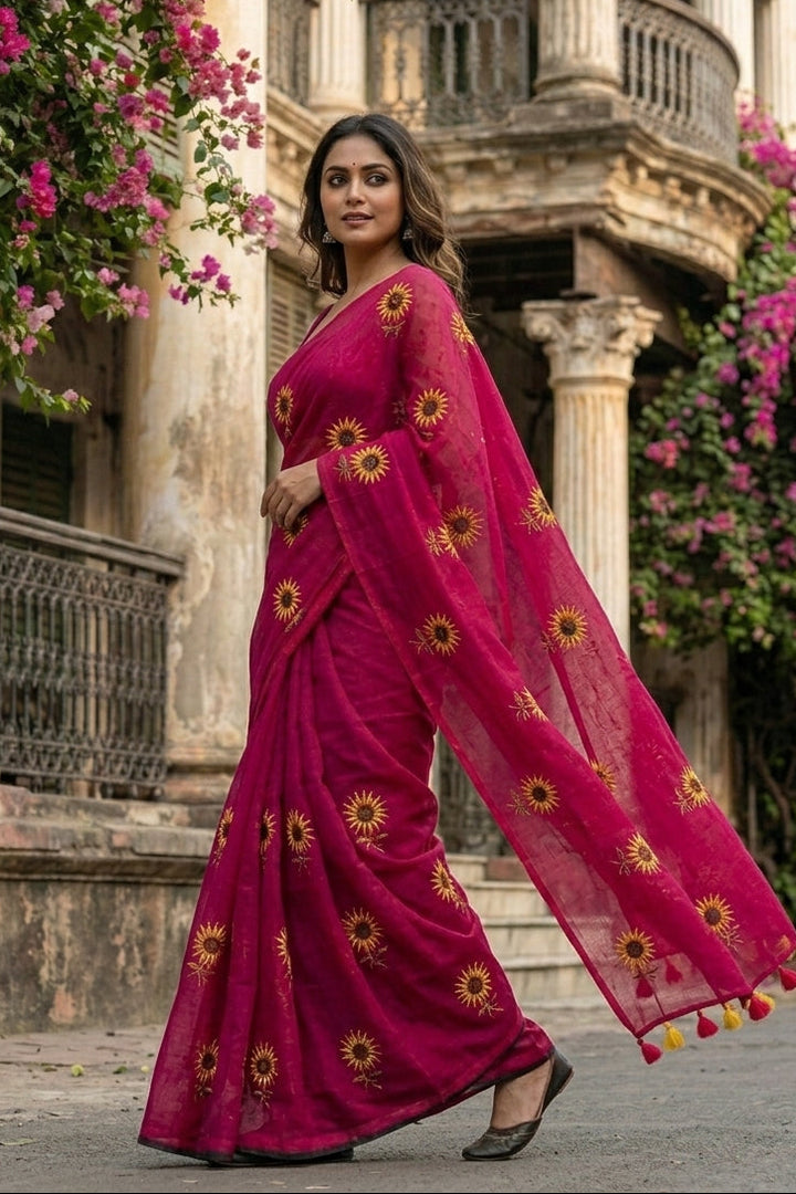 Roudrasmita Mul Cotton Saree
