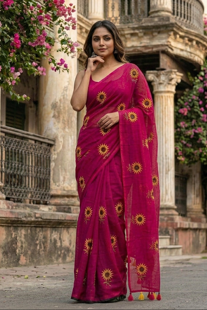 Roudrasmita Mul Cotton Saree