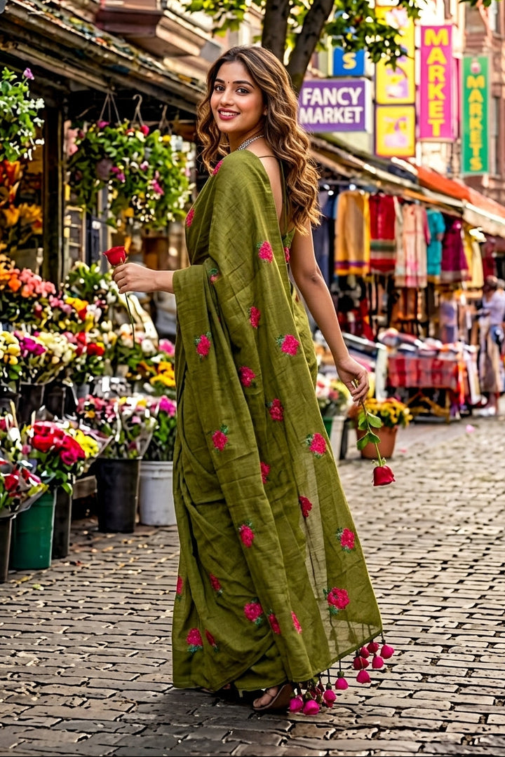 Premer Porosh Mul Cotton Saree