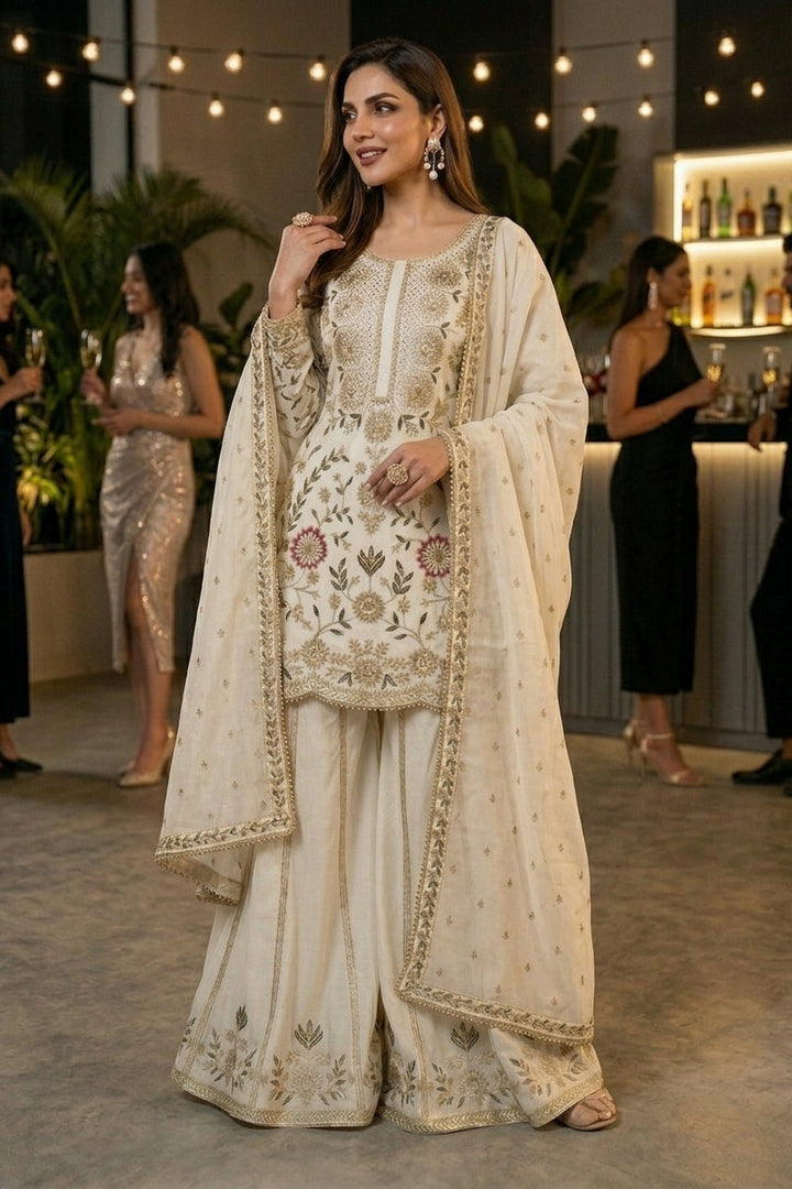 Endless Spring Designer Sharara Set