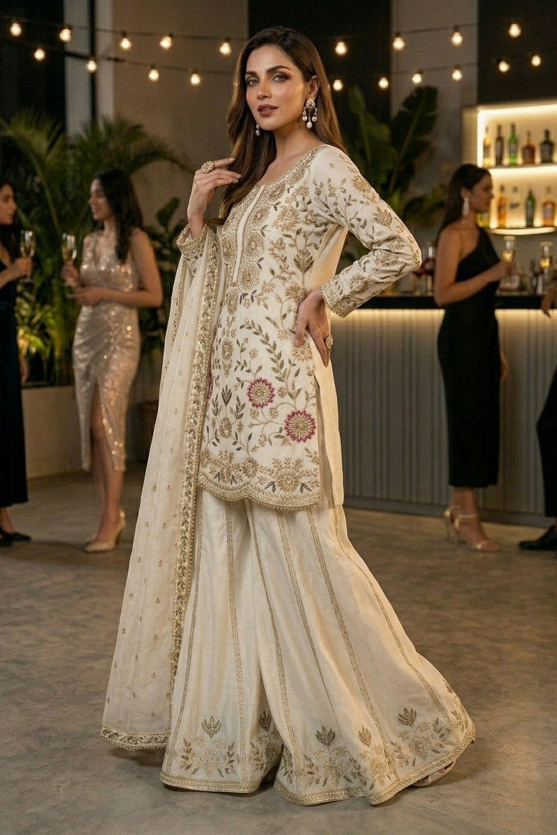 Endless Spring Designer Sharara Set