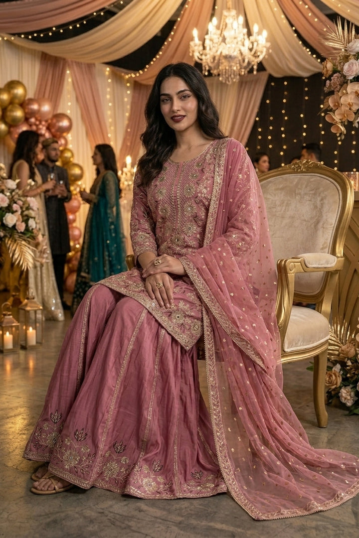 Endless Spring Designer Sharara Set