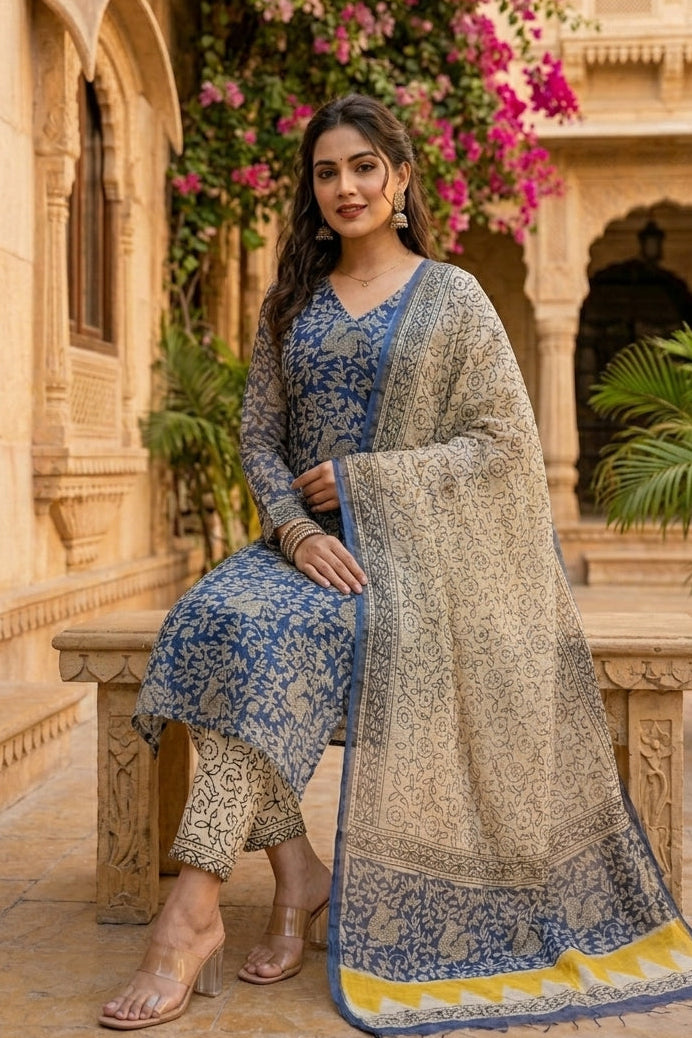 Meant For You Kota Doriya Kurti Set