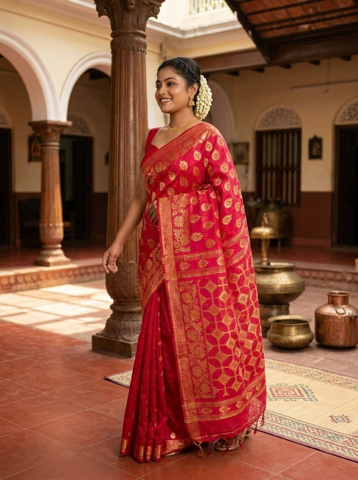 Rajeshwari Banarasi Khadi Saree
