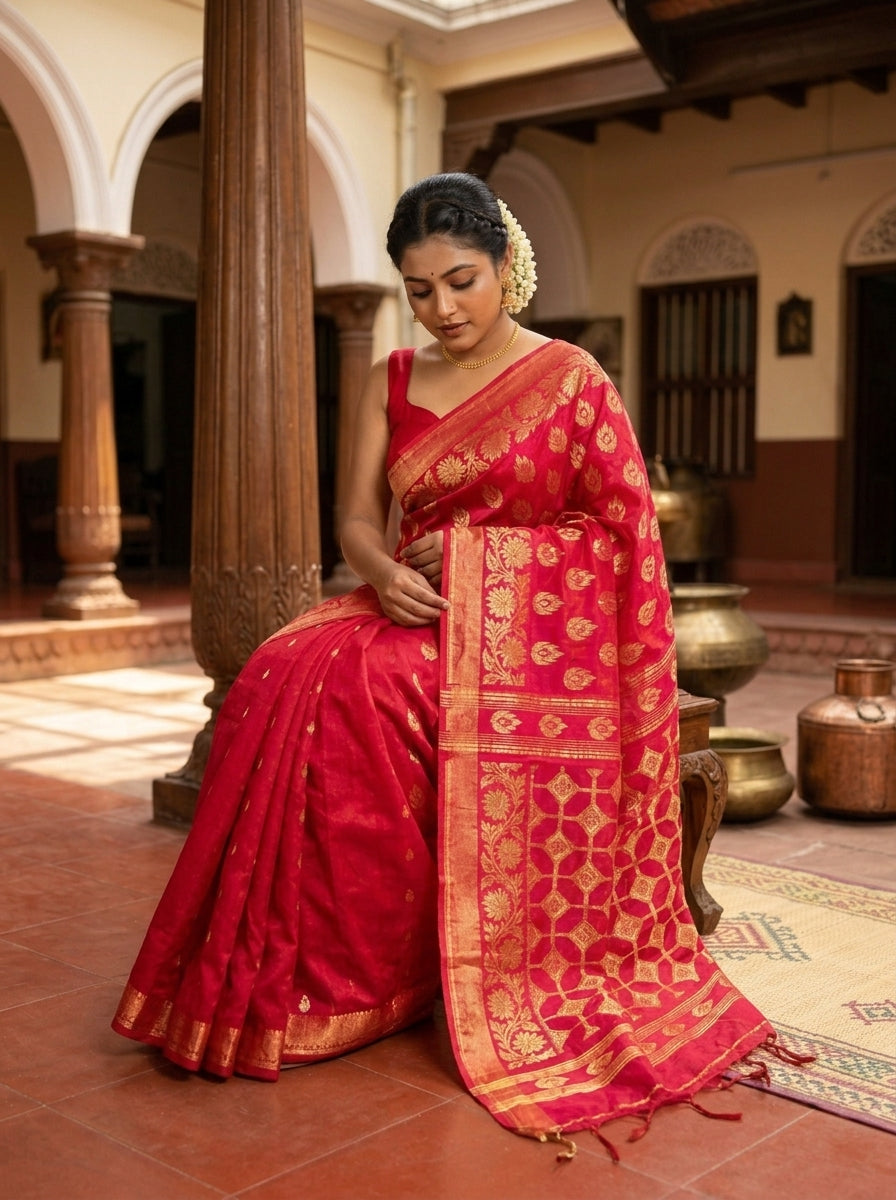 Rajeshwari Banarasi Khadi Saree