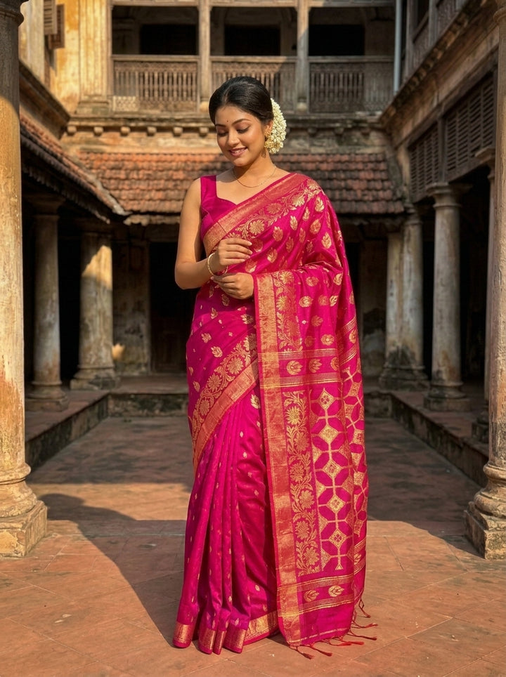 Rajeshwari Banarasi Khadi Saree