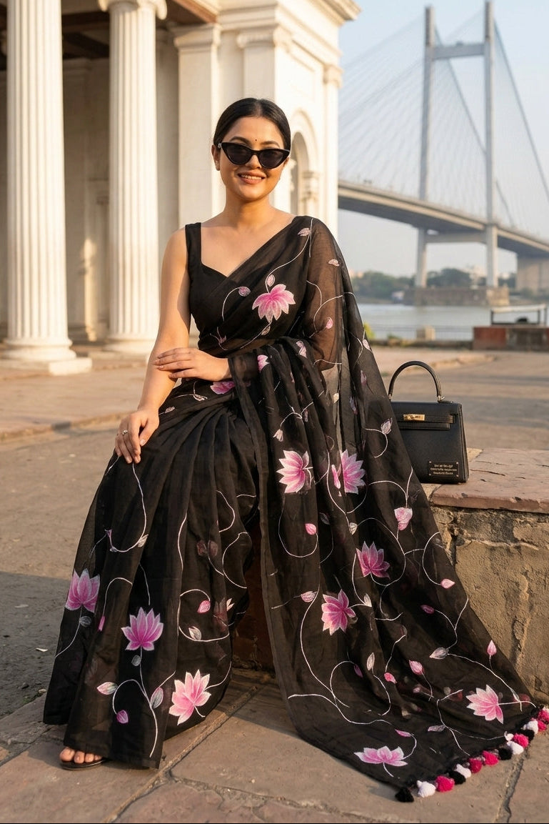 Komol Bithi Mul Cotton Saree
