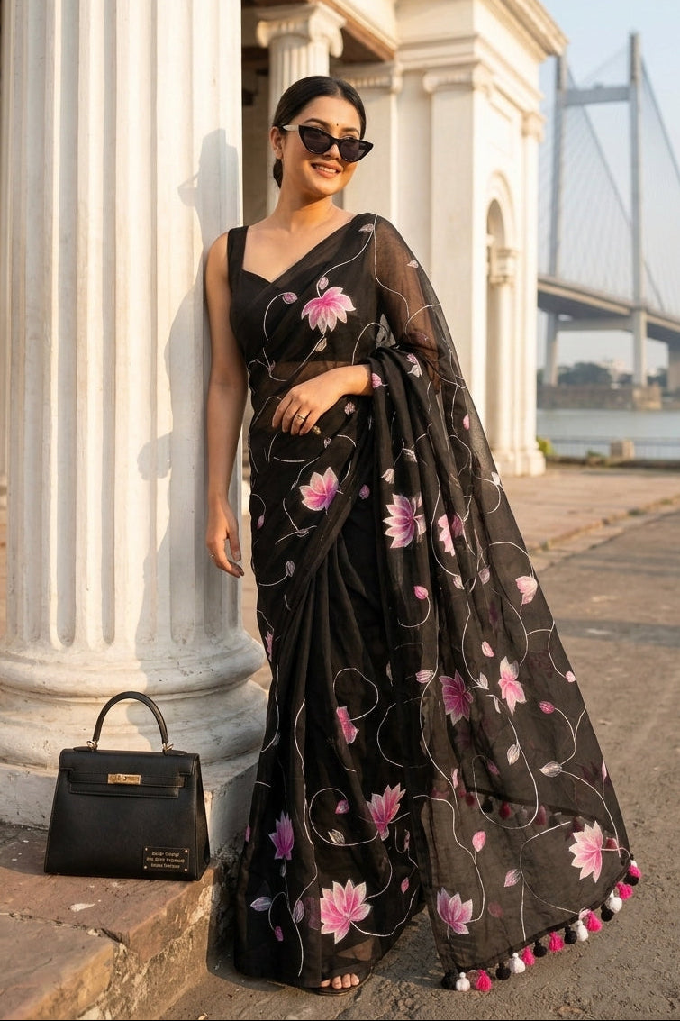 Komol Bithi Mul Cotton Saree