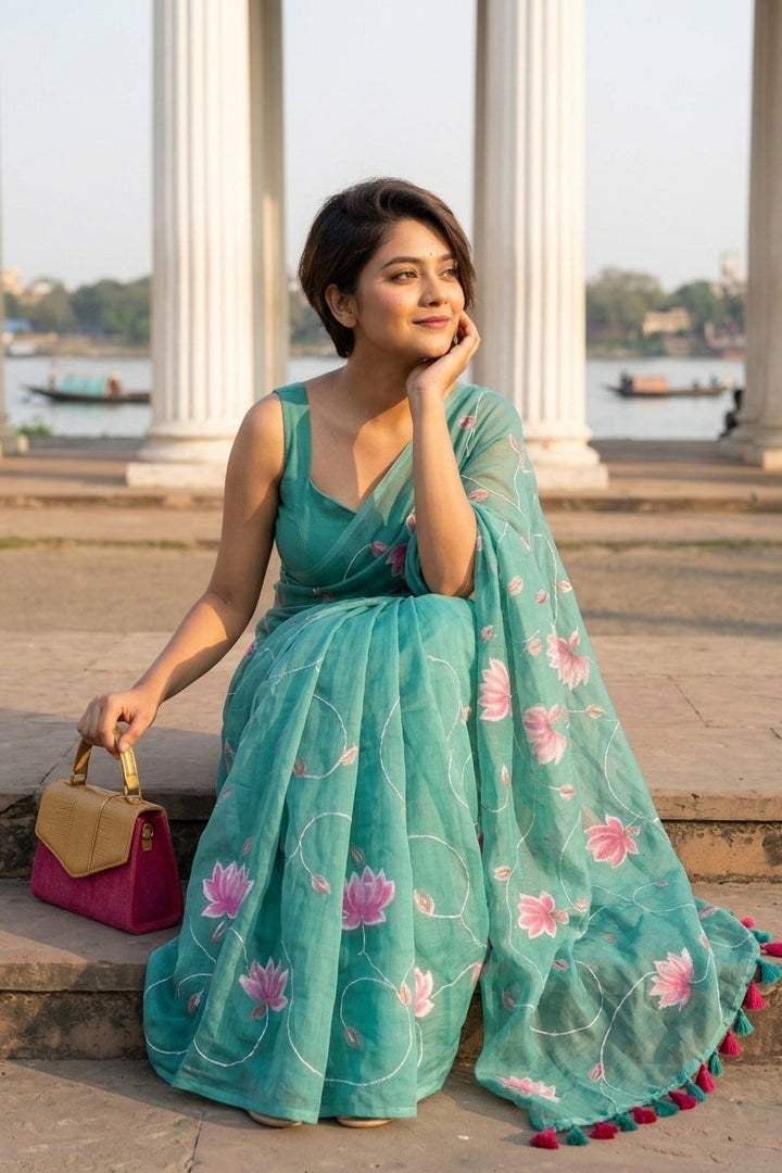 Komol Bithi Mul Cotton Saree