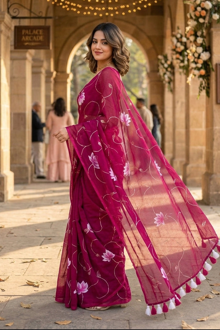 Komol Bithi Mul Cotton Saree