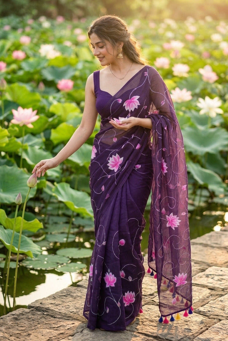 Komol Bithi Mul Cotton Saree