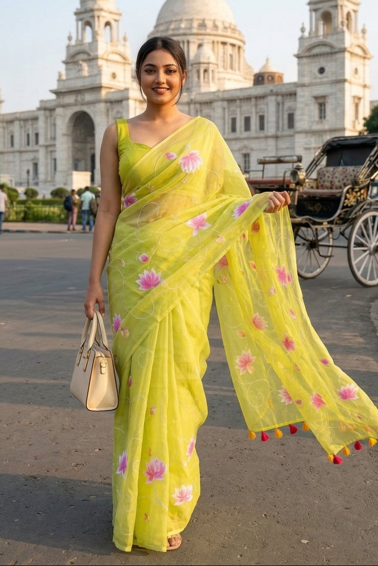 Komol Bithi Mul Cotton Saree