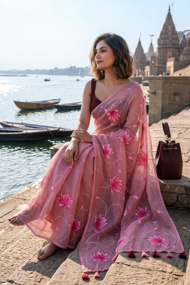 Komol Bithi Mul Cotton Saree