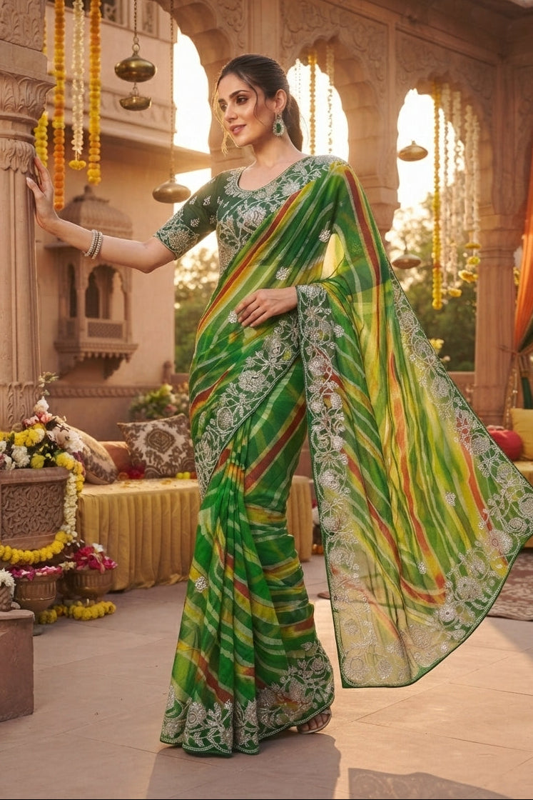 Trust in Beauty Chinnon Silk Saree