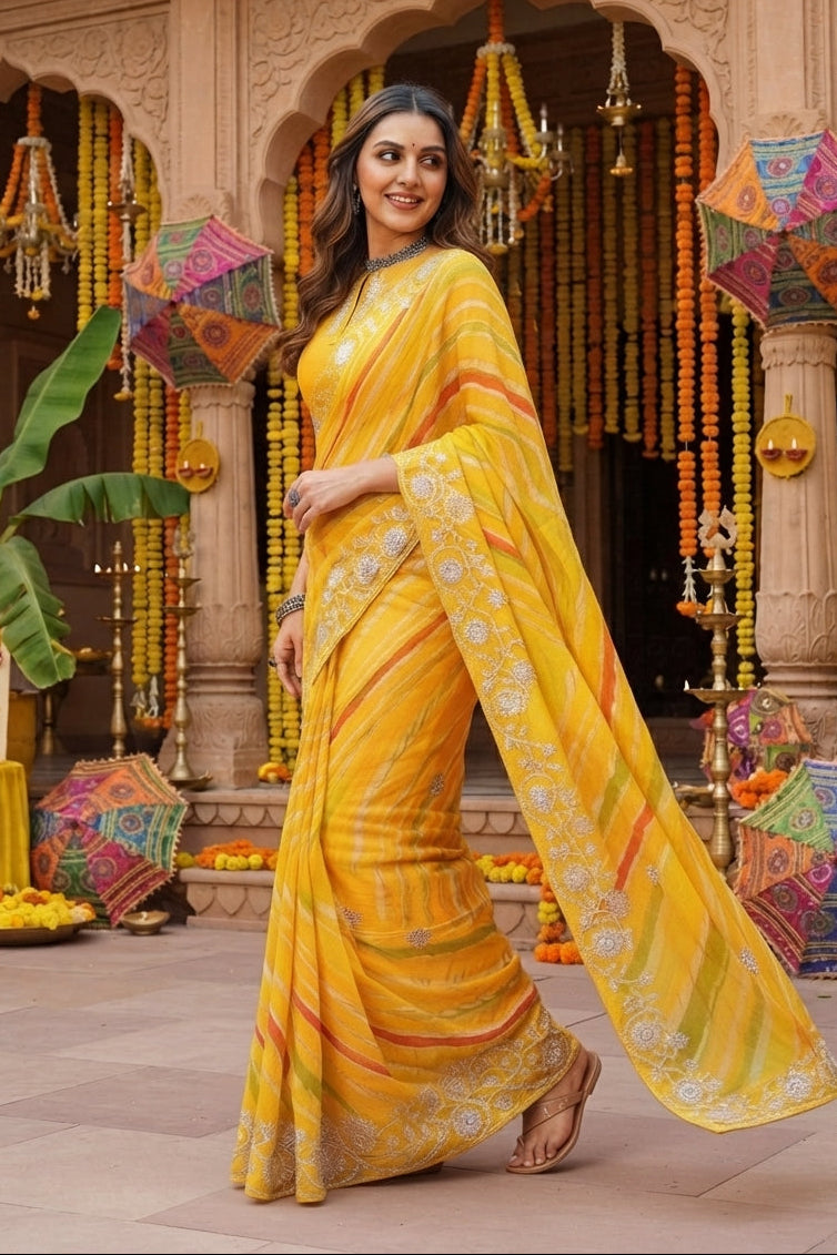 Trust in Beauty Chinnon Silk Saree