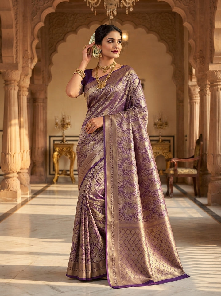 Maharani Weaves Katan Silk Saree