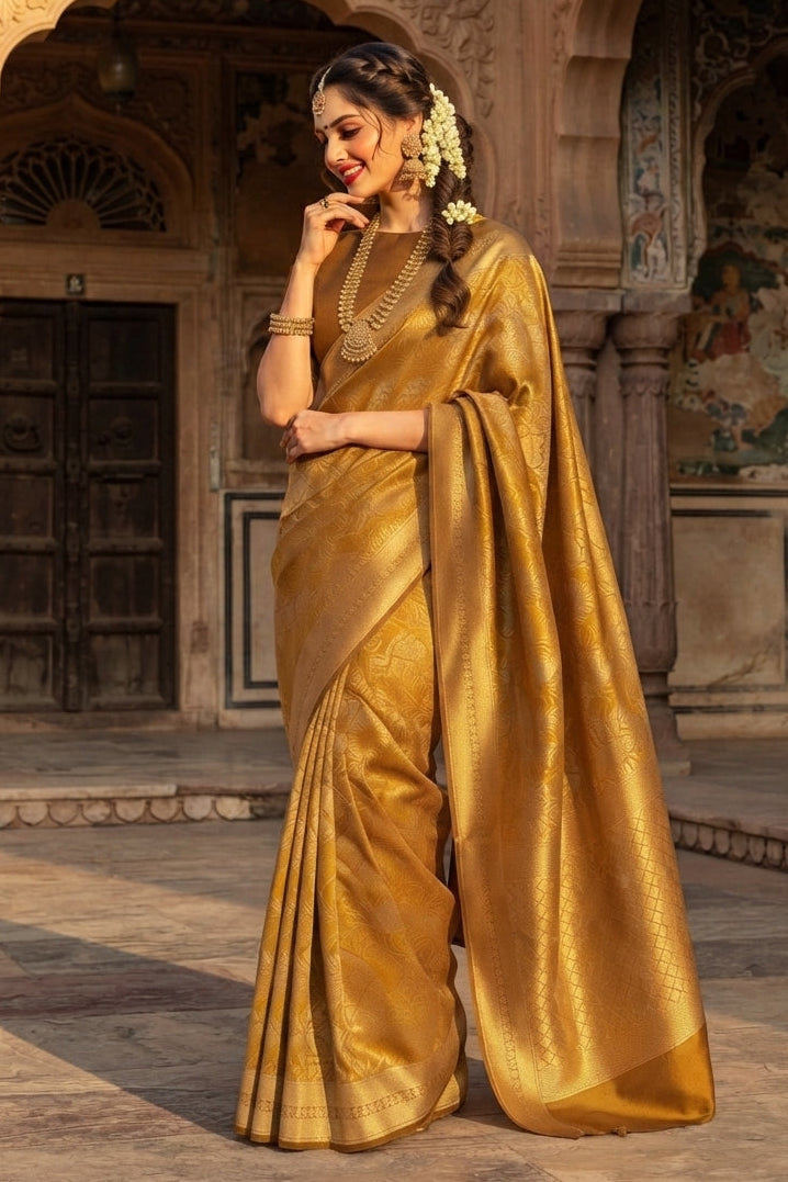 Maharani Weaves Katan Silk Saree