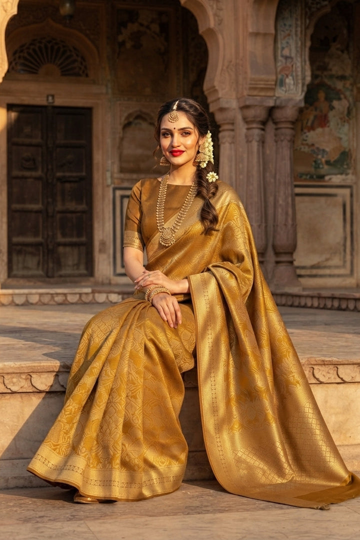 Maharani Weaves Katan Silk Saree