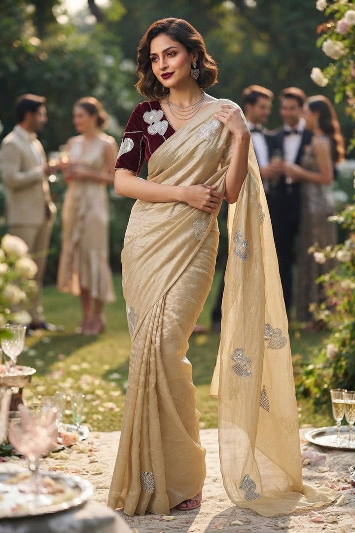 The Woven Crown Fancy Silk Saree