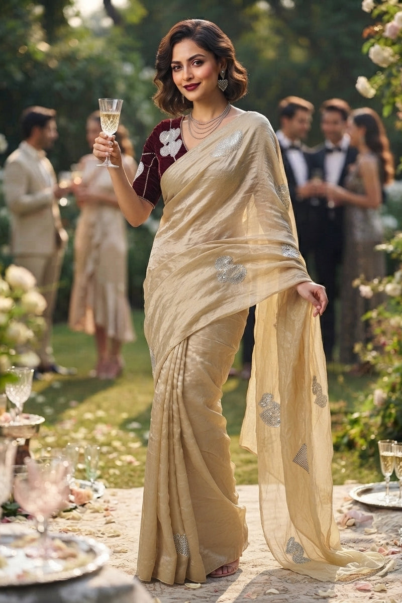 The Woven Crown Fancy Silk Saree