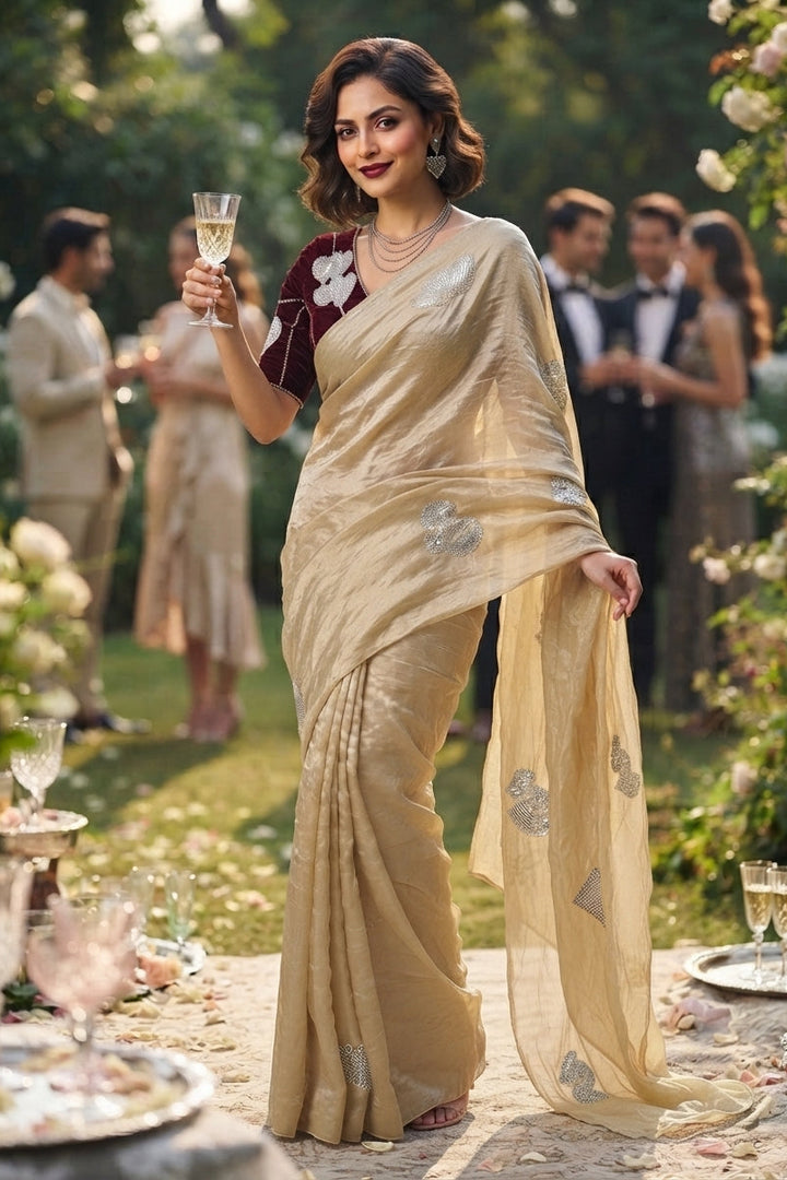 The Woven Crown Fancy Silk Saree