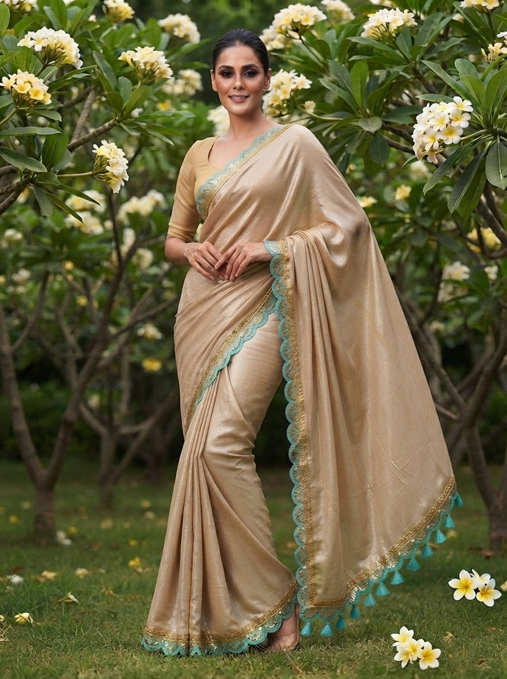 Amrithavarshini -Showers Of Nectar Cotton Tissue Saree